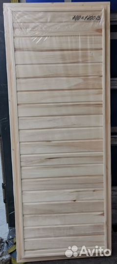 Двери для бани и сауны из осины