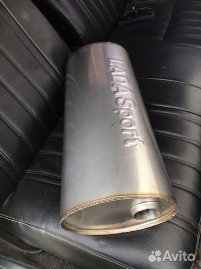 Задняя банка глушителя LADA kalina,гранта спорт