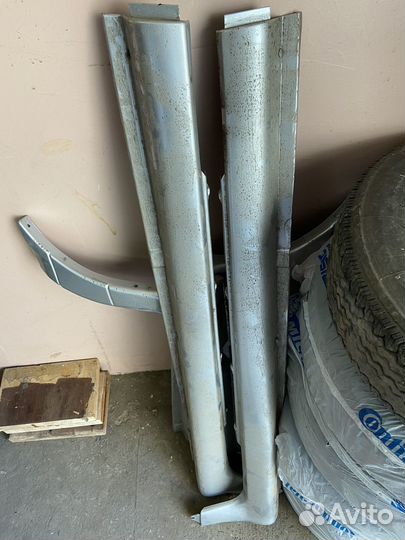 Пластиковые пороги, накладки Ваз 2114