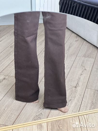 Джинсы женские шоколадные