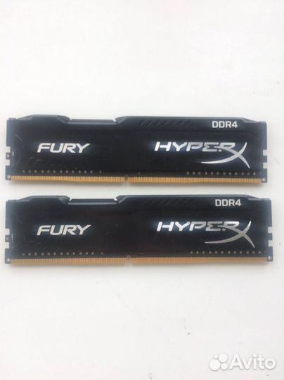 HyperX Fury оперативная память 8х2 16gb