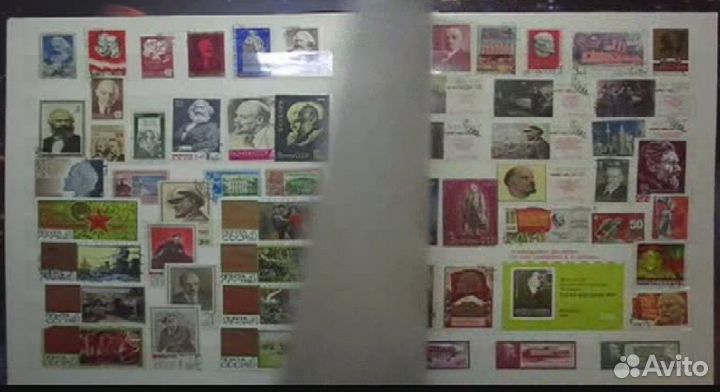 Альбом с советскими марками