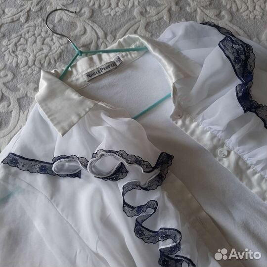 Блузка белая 158 noble people