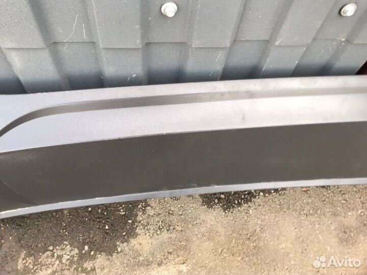 Юбка бампера задняя Volkswagen Polo (Rus) 2020