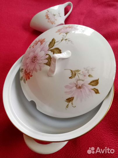 Набор супница+ соусник Дулево