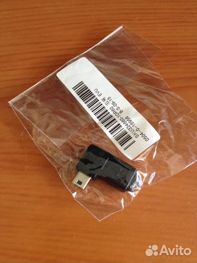 Адаптер мини USB 5 Pin папа-мама 90 град