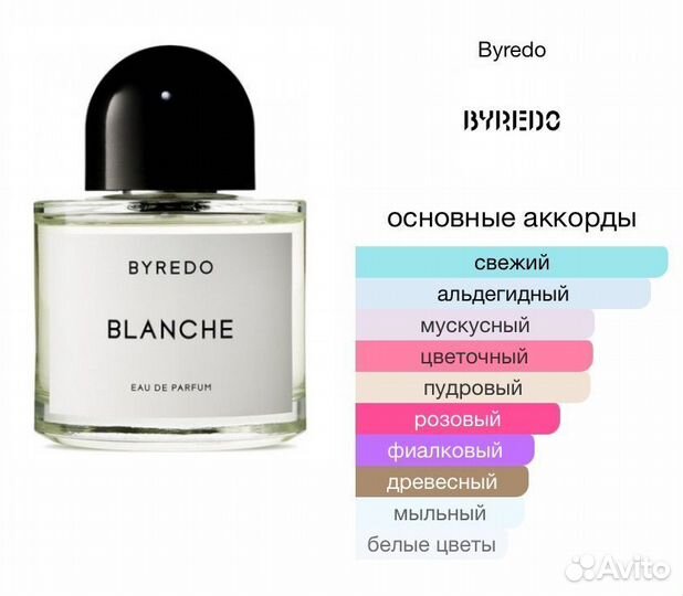 Byredo Blanche парфюм женский Байредо Бланш духи