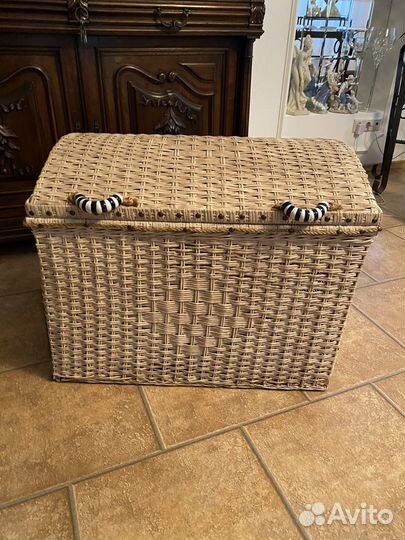 Сундук большой плетеный