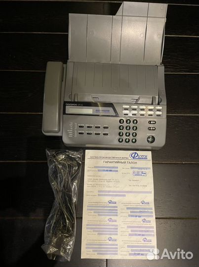 Факс daewoo