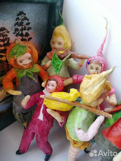 Новогодние игрушки сделанные из ваты