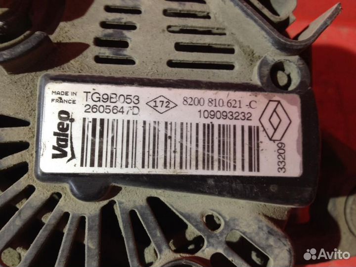 Генератор Рено Логан