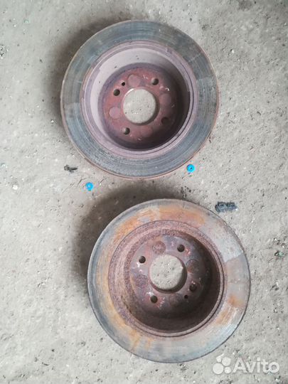 Диски тормозные задние Kia Rio 3, Hyundai Solaris