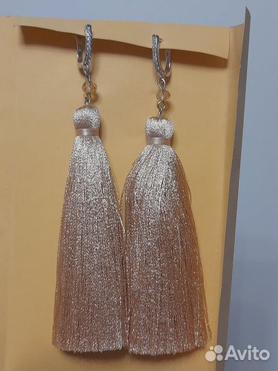 Серьги кисти ручной работы