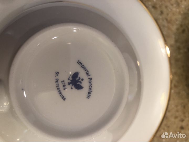 Чайные и кофейные пары,фарфор, лфз