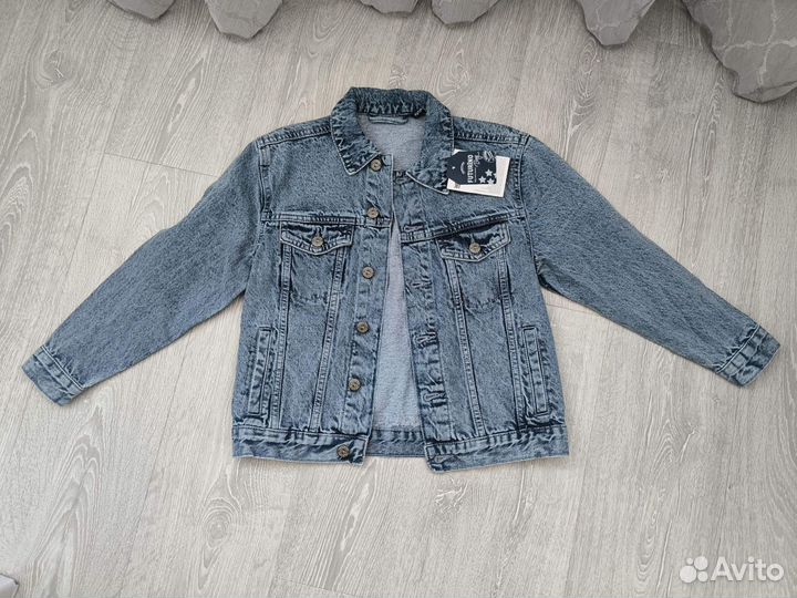 Джинсовка новая 128,134,140,146,152,158,164см
