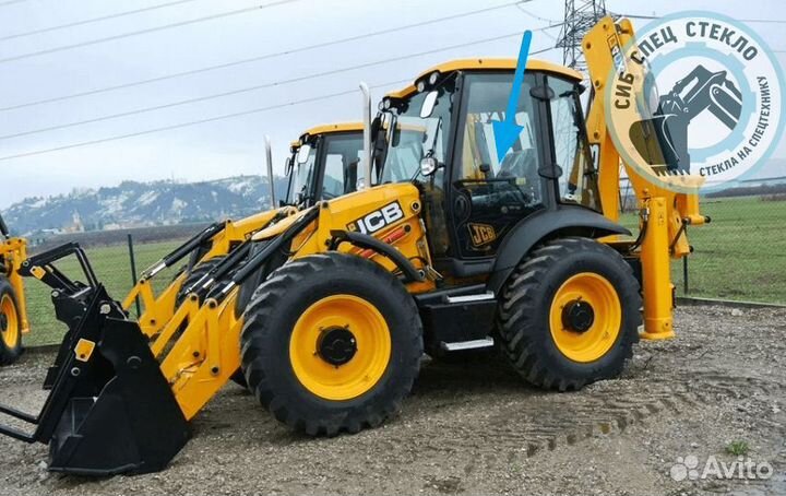 Стёкла на экскаватор Jcb 3cx-4cx-5cx Джисиби