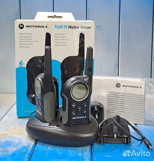 Комплект радиостанций (рации) Motorola tlkr-T6
