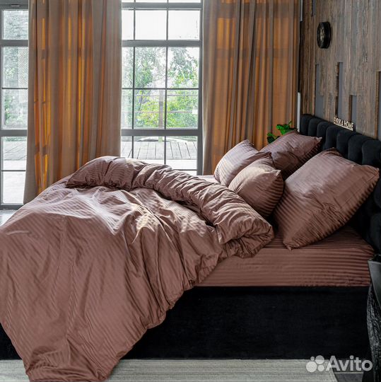 Постельное белье как в отелях 5 звезд Софи Шоколад