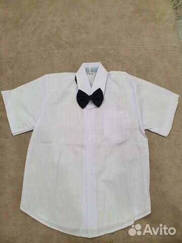 Рубашка на мальчика с коротким рукавом