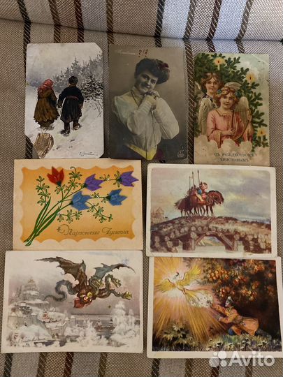 Открытки от дореволюционных до конца 70-х г