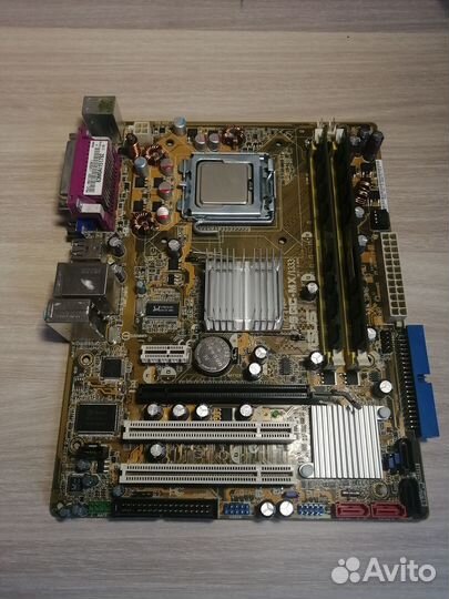 Комплект lga 775 материнская плата+процессор+озу