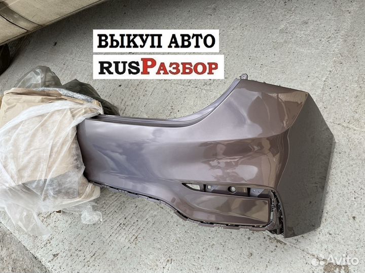 Бампер задний Хендай Солярис 2017 в цвет