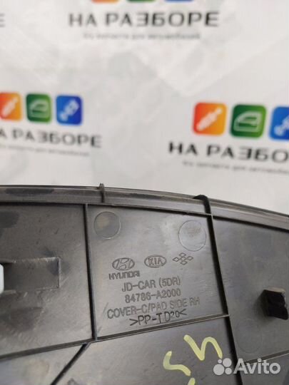 Накладки на торпедо боковые Kia Ceed 2