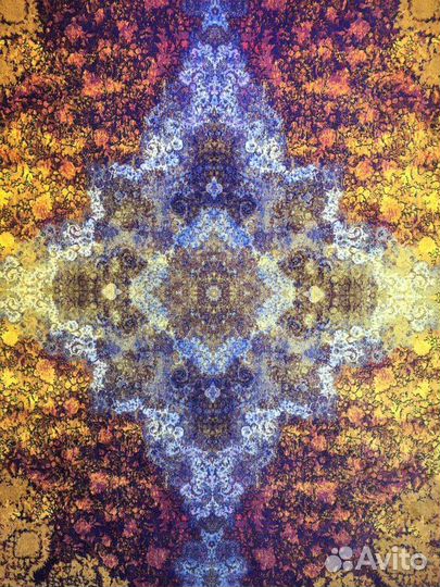 Эксклюзивный,роскошный ковёр.Размер 1.5 на 2.25