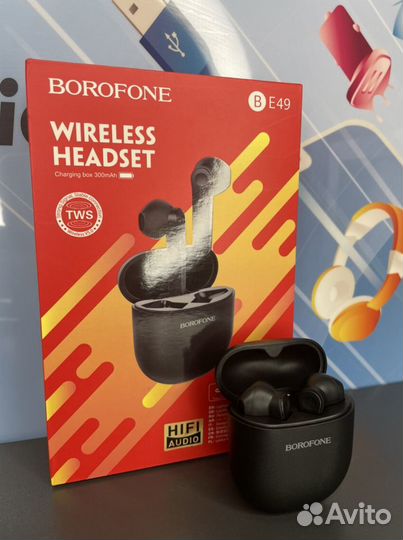 Беспроводные наушники Borofone BE49