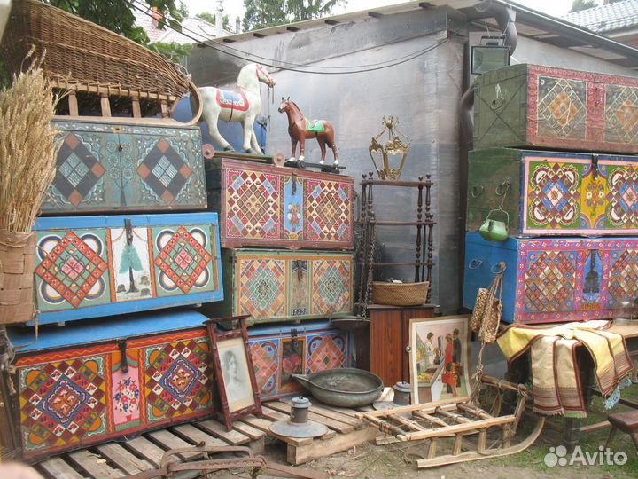 Короба расписные