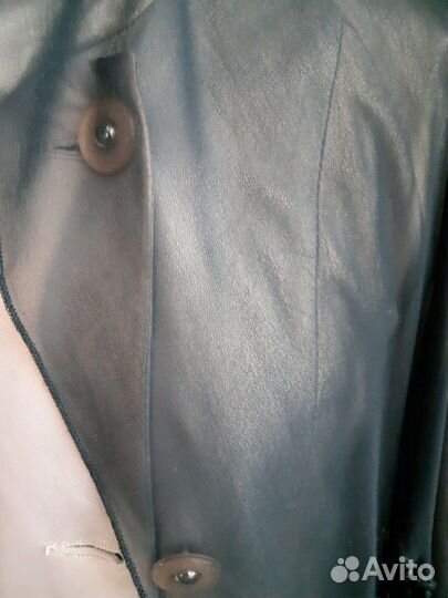 Палантин чёрный шелк винтаж