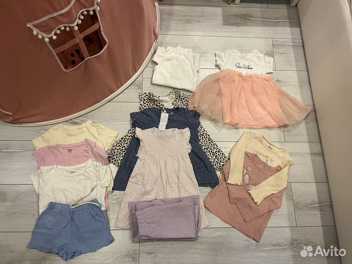 Вещи пакетом на девочку 86