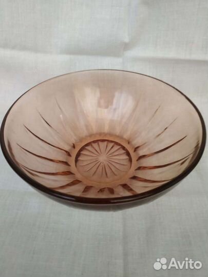 Салатники из карамельного стекла, ваза для фруктов