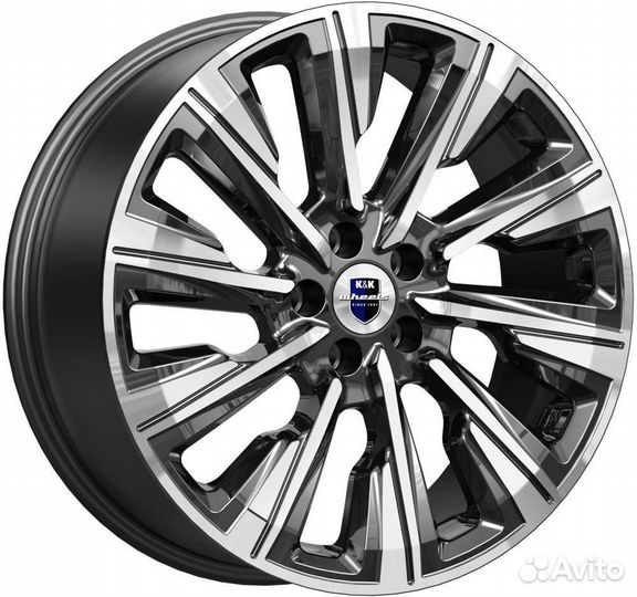 K&K Галего 7.5x19 5x114.3 ET 38 Dia 67.1 (алмаз черный)