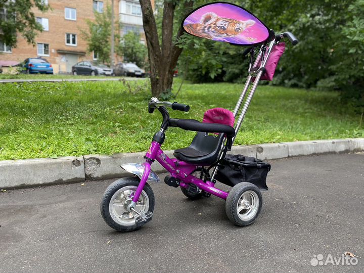 Детский велосипед с ручкой