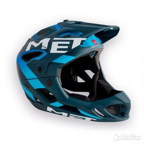 Велошлем Met Parachute (Blue/Cyan, L, 2023 (3helm