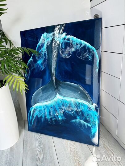 Картина эпоксидной смолой 