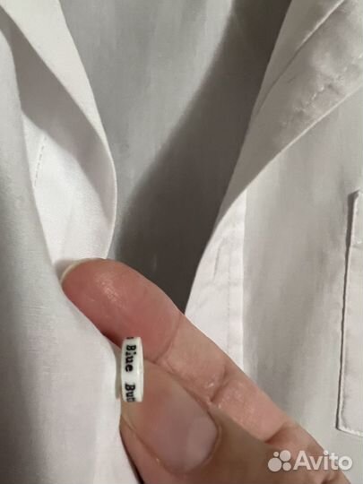 Рубашка белая с коротким рукавом