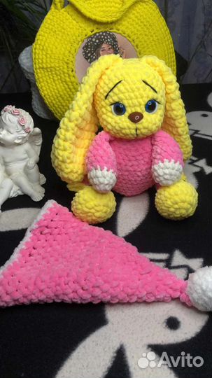 Мягкая игрушка заяц новый