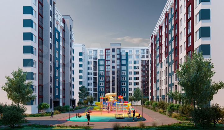 2-к. квартира, 58,3 м², 4/10 эт.