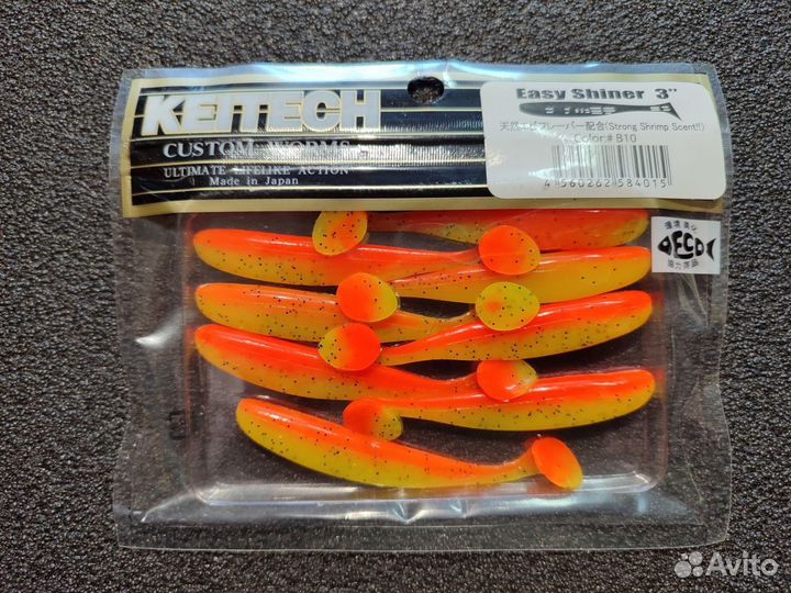 Силиконовая приманка Keitech Easy Shiner