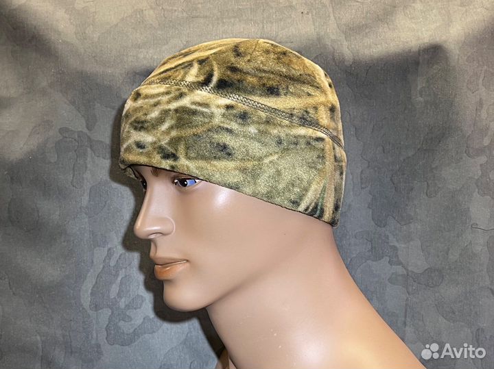 Шапка флис камуфляж для охоты