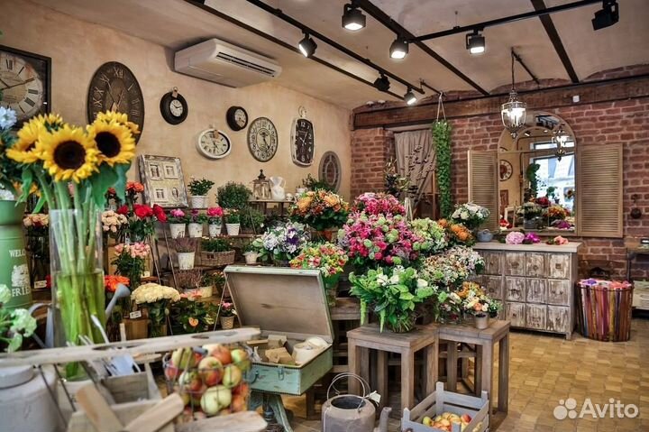 Цветочный магазин с прибылью 250тр