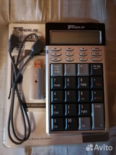 Цифровая клавиатура беспроводная для ноутбука