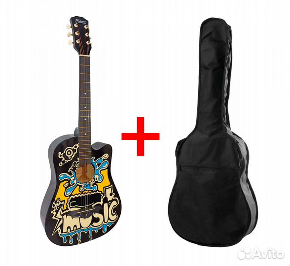 Гитара с чехлом
