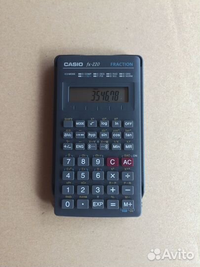 Инженерный калькулятор casio fx-220