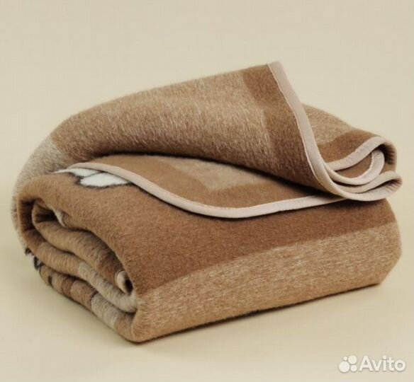 Плед из шерсти мериноса 160 190 см Овечка Шолли