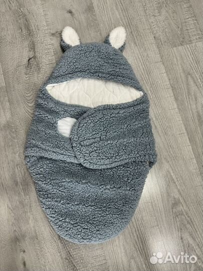 Конверт меховушка для новорожденного