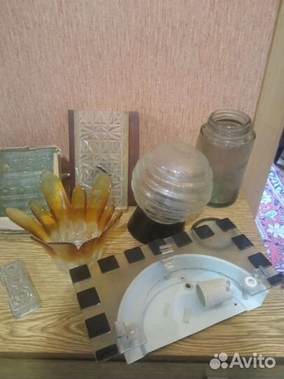 Плафоны, абажур,детали от светильников