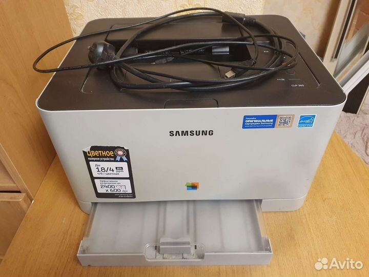 Цветной лазерный принтер samsung clp 365